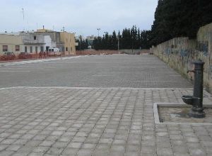 Lavori di sistemazione piazza Caserta 