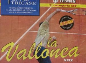 Manifesto XXIX Edzione del Torneo Nazionale di Tennis M/F 