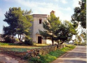 Tricase - via vecchia per Tricase Porto - Chiesa della Madonna di Costantinopoli(1685) - Prospetto frontale