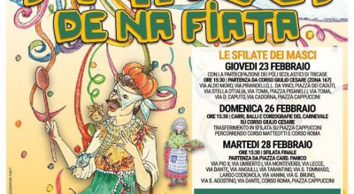 MARTEDI' 28 FEBBRAIO 2017 - ORE 15.30 - SIFLATA FINALE DE I MASCI DE NA...