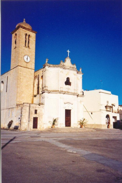 Caprarica -piazza S.Andrea - Chiesa di Sant'Andrea - Prospetto frontale