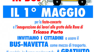 AL MARE IN BUS GRATUITO IL 1° MAGGIO 2016 PER LA FESTA - CONCERTO E L'INA...