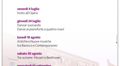 Rassegna Musica a Palazzo Gallone dell'Istituto di Cultura Musica...