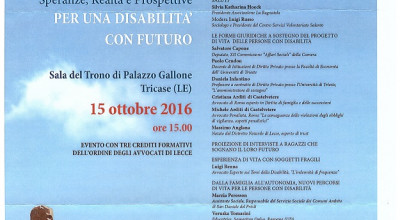 SABATO 15.10.2016 . ORE 15.00 - SALA DEL TRONO DI PALAZZO GALLONE - EVENTO SU...