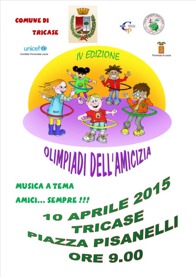 TRICASE - 10 APRILE 2015 - PIAZZA GIUSEPPE PISANELLI - ORE 9.00 - IV EDIZIONE...