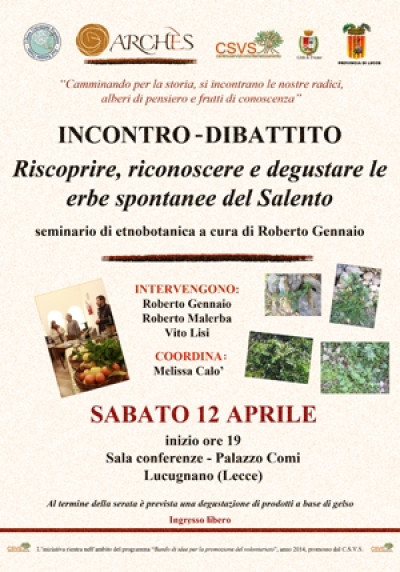 LUCUGNANO - SABATO 12 APRILE 2014 ORE 19 - PALAZZO COMI - INCONTRO DIBATTITO ...