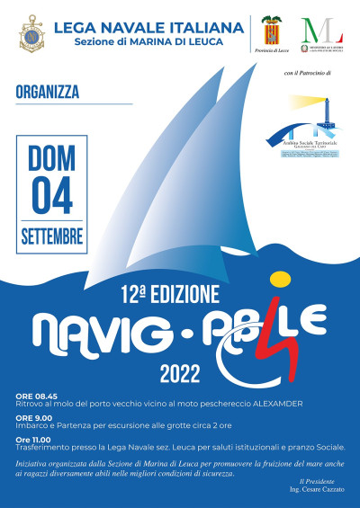 LEGA NAVALE ITALIANA SEZ DI MARINA DI LEUCA - 12° EDIZIONE NAVIG - ...