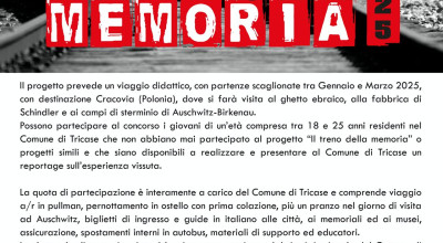 BANDO TRENO DELLA MEMORIA ANNO 2025