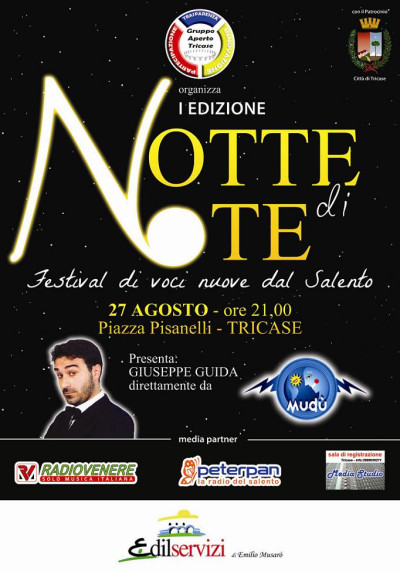 Tricase - Lunedì 27 agosto 2012 - ore 21.00 - Piazza Giuseppe Pisanell...