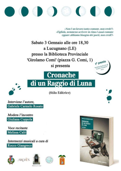 Lucugnano - Sabato 3 gennaio 2015 - ore 18.30 -  Palazzo Comi - Presentazione...