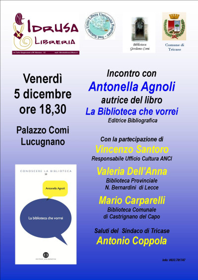 Lucugnano - Venerdì 5 dicembre 2014 - ore 18.30 - Palazzo Comi - Incon...