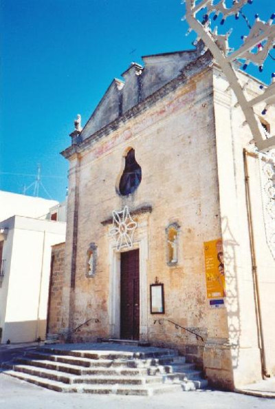 Tricase - piazza Sant'Eufemia - Chiesa di Sant'Eufemia - Prospetto frontale