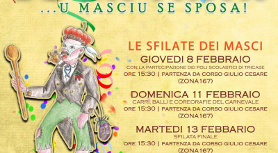 I MASCI DE NA FIATA...U MASCIU SE SPOSA! (LE SFILATE DEI MASCI:8, 11 E 13 FEB...