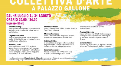 Tricase - Dal 15 luglio al 31 agosto 2014 - Sala Stucchi di Palazzo Gallone -...