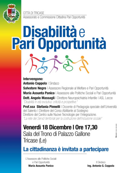 VENERDI' 18 DICEMBRE 2015 - ORE 17.30 - SALA DEL TRONO DI PALAZZO GALLONE - C...