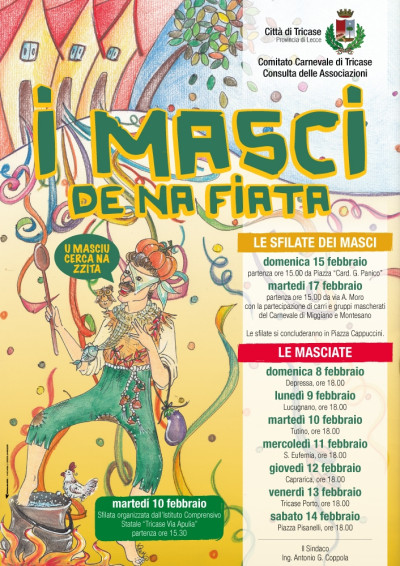 TRICASE - DAL 8 AL 17 FEBBRAIO 2015 I MASCI DE NA FIATA - MANIFESTAZIONE PROM...